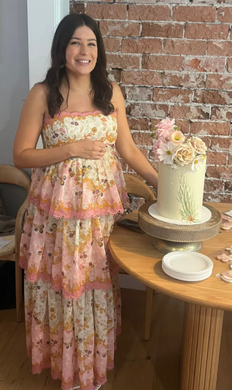 Zimmermann Laurel Frill Gown Size 8