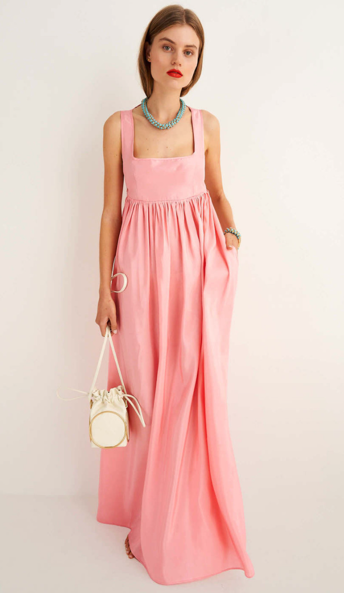Oroton Strappy Sundress Pink Size 8,10