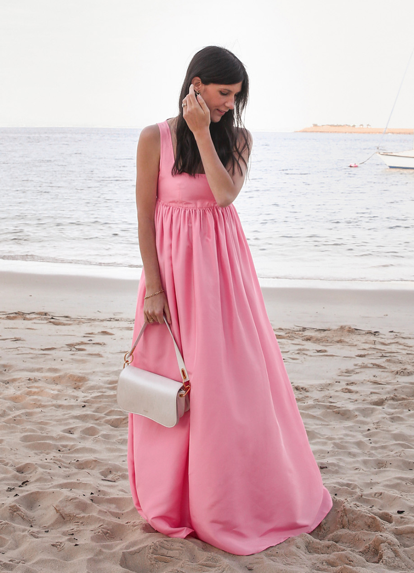 Oroton Strappy Sundress Pink Size 8,10