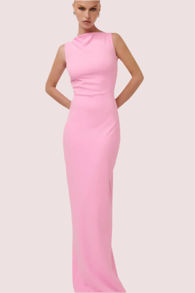 Pink dress size 8 hotsell