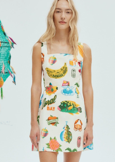 Alemais Samaki Mini Dress Size 10