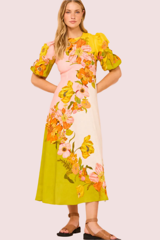 Alemais Silas Midi Dress Size 10