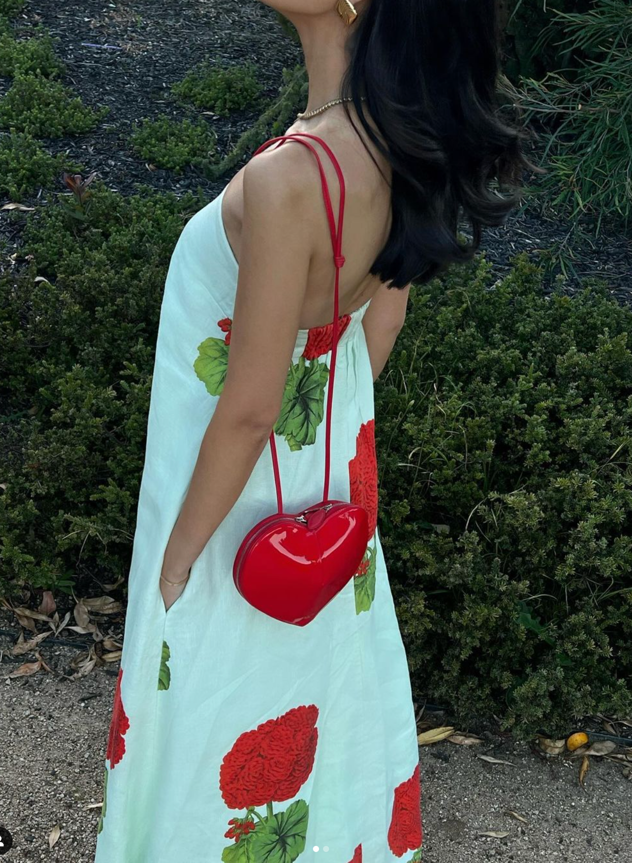 Oroton Posie Geranium Print Gown Size 6