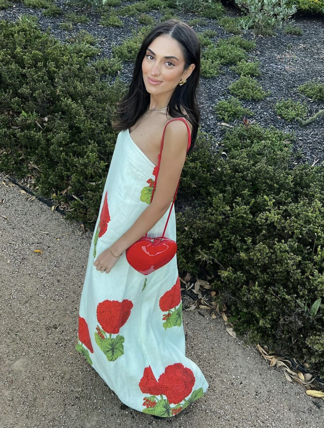 Oroton Posie Geranium Print Gown Size 6