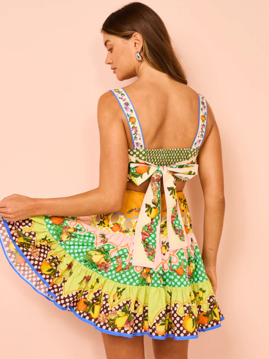 Alemais Lemonis Cut Out Mini Dress Size 10