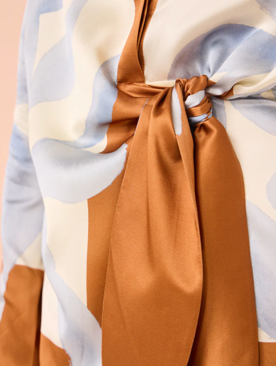 SIR The Label Sorrento Shirt Dress Scarpia Print Size 8,10,12