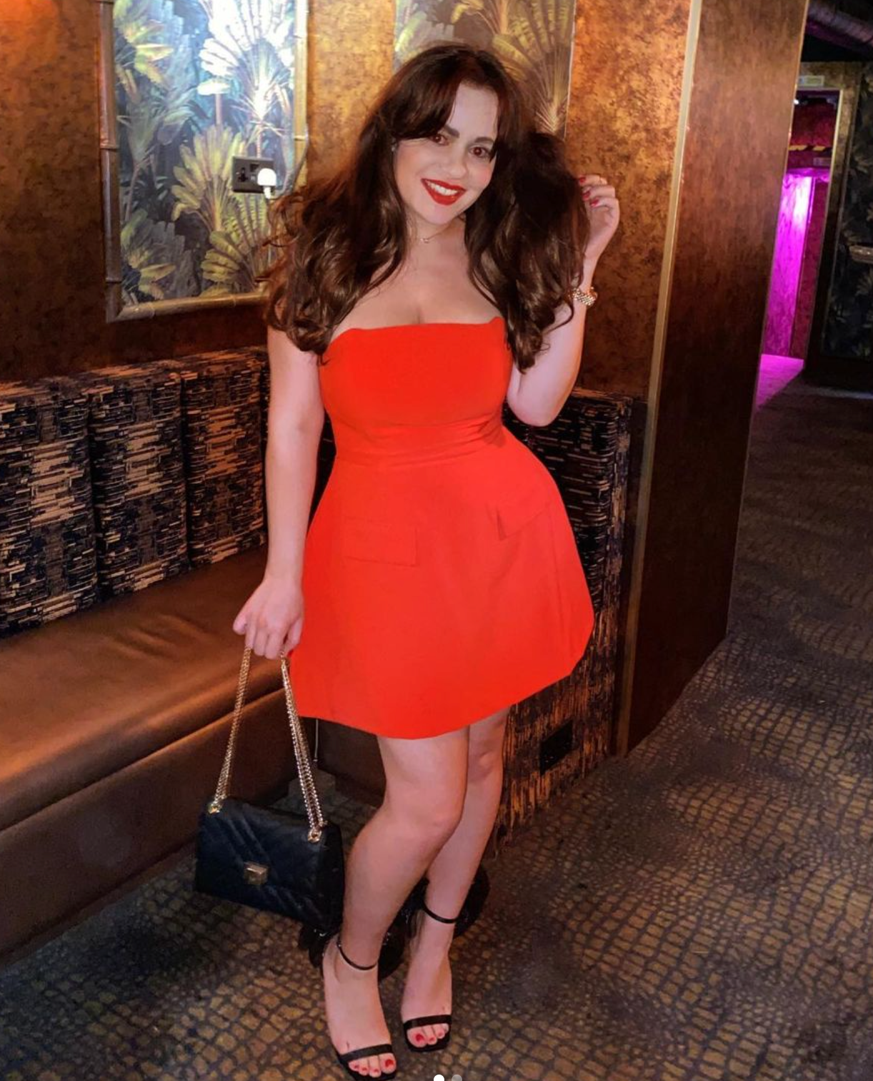 Odd Muse Ultimate Muse Red Mini Dress Size 8, 10