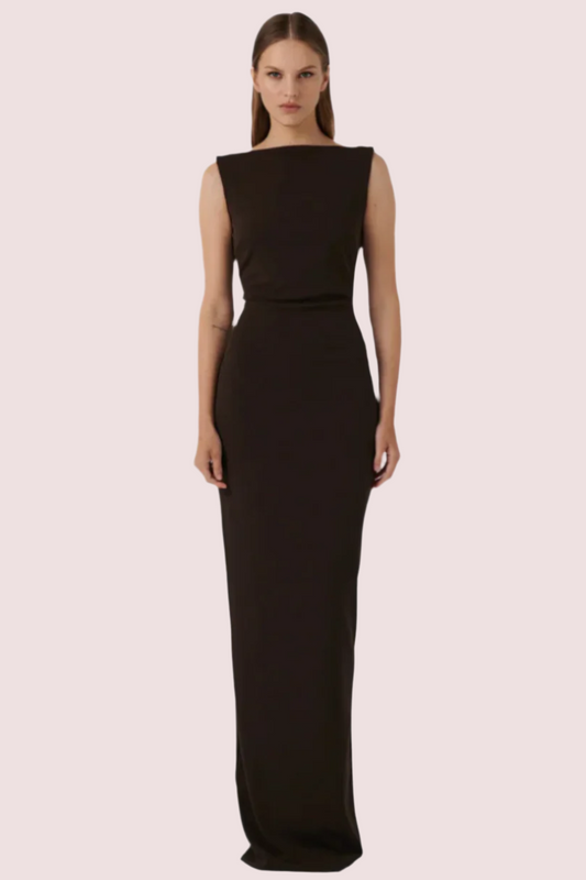 Effie Kats Verona Gown Coffee Size 8,10