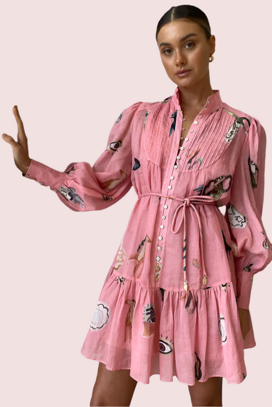 Alemais Cleo Mini Dress Size 8-14