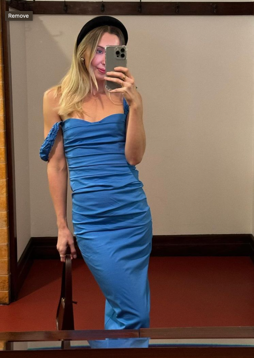 SIR The Label Azul Balconette Gown Size 8,10