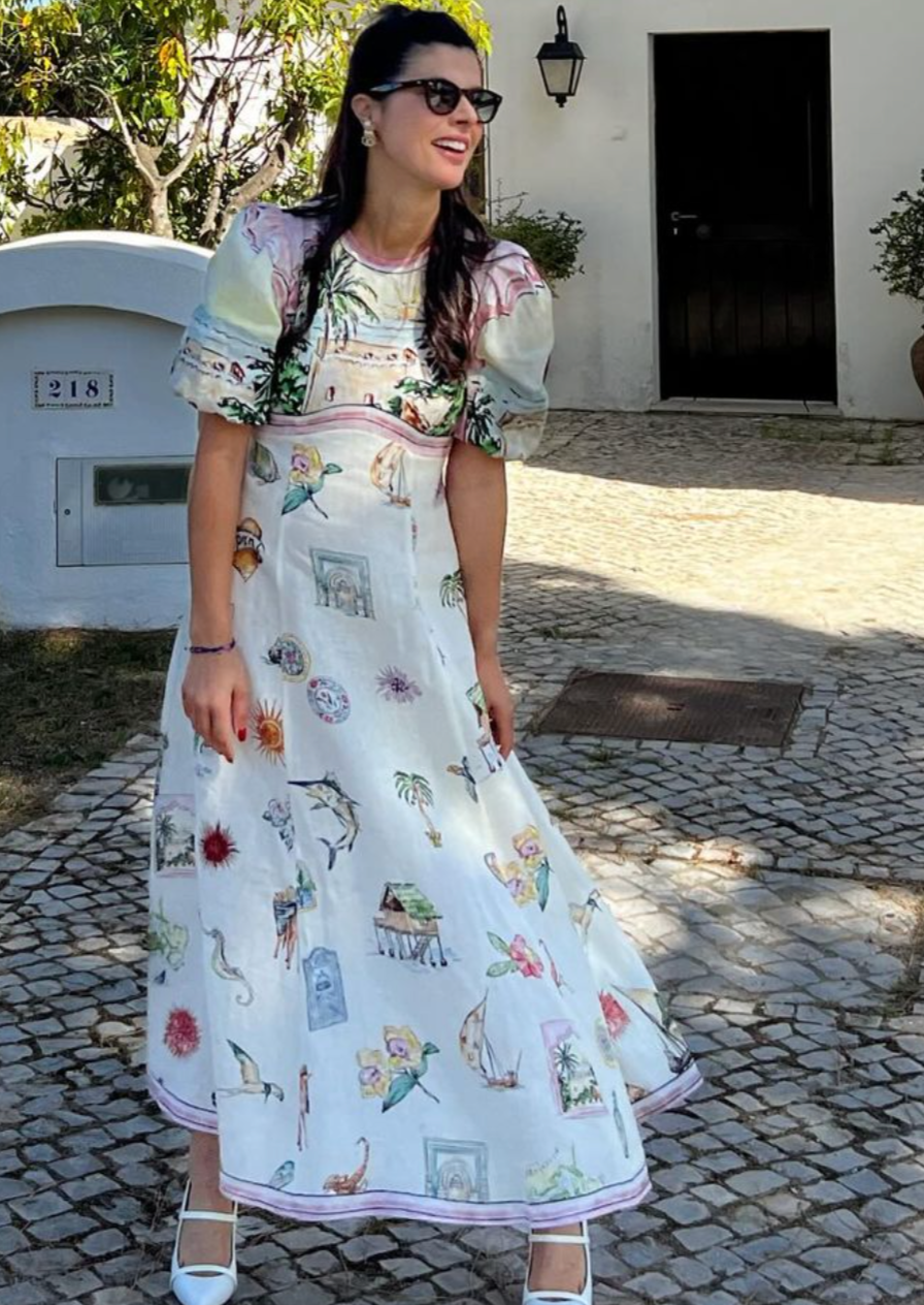 Alemais Sunset Midi Dress Size 10,12
