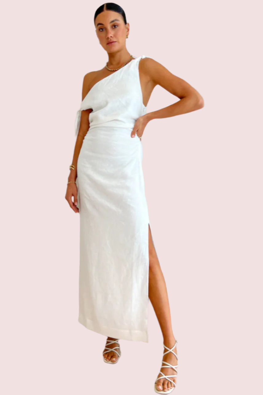 bettina off shoulder dress bettina off shoulder dress Sir The Label Bettina off the Shoulder Dress