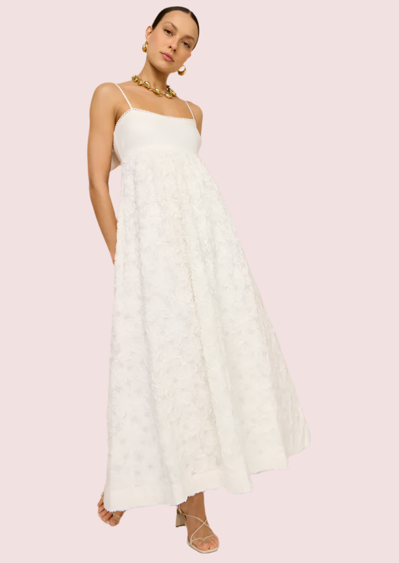 ALEMAIS Iggy Embroided Dress Size 10