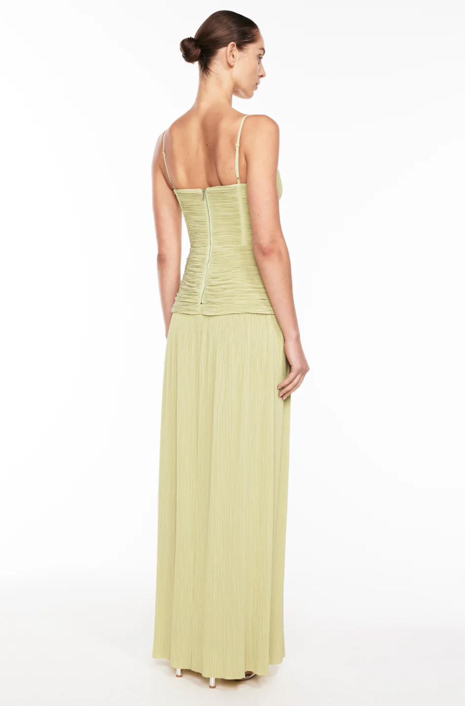 Manning Cartell Double Time Pleat Dress Pistacchio Size 10