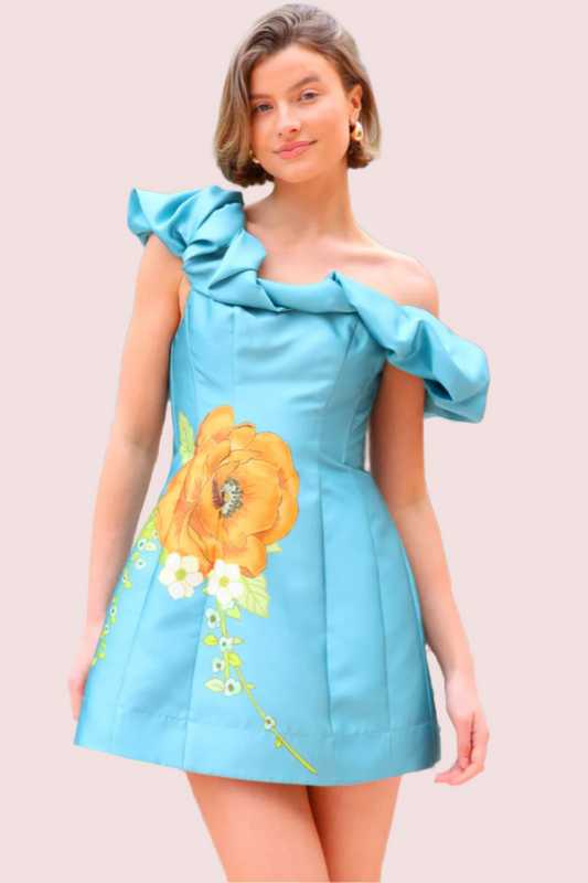 Alemais Regent Jade Mini Dress Size 12