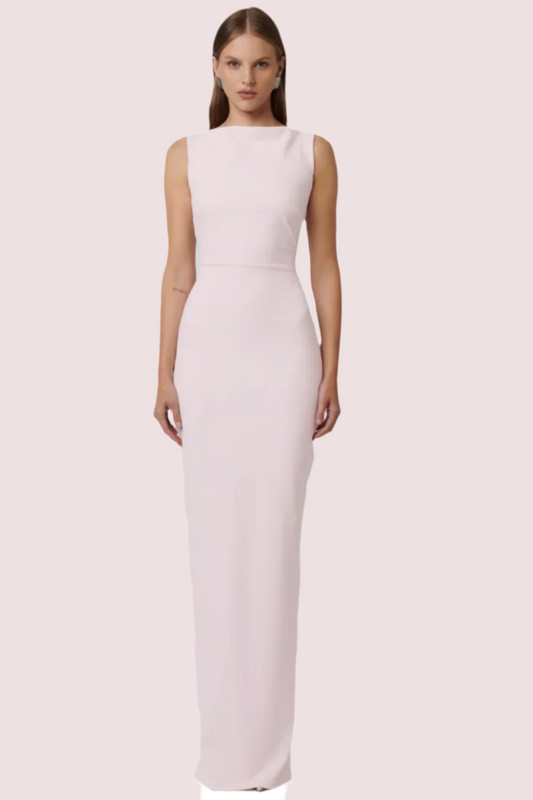 Effie Kats Verona Gown Iced Pink Size 8