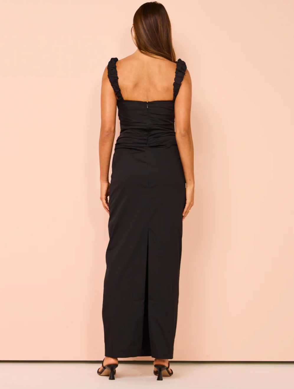 SIR The Label Azul Balconette Gown Black Size 12