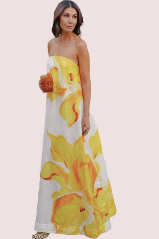 Acler Hopton Dress in Ivory Calla Lily