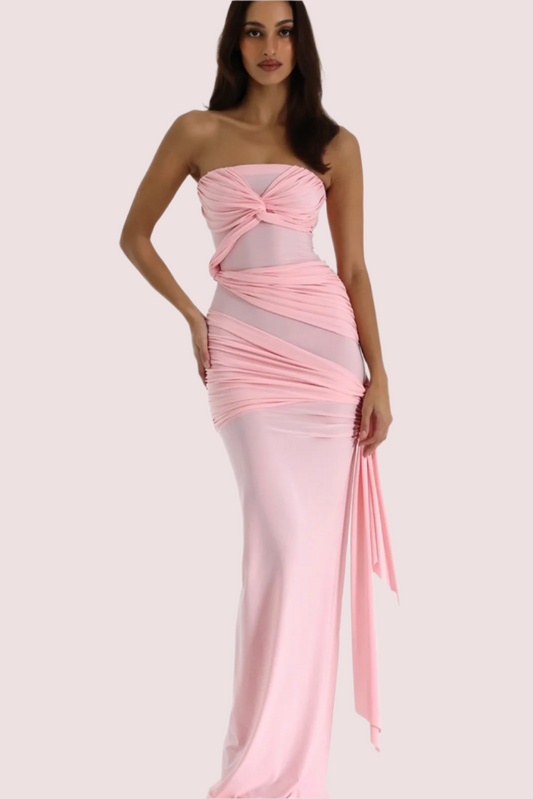 Natalie Rolt Miranda Gown Blossom Pink Size 8 (