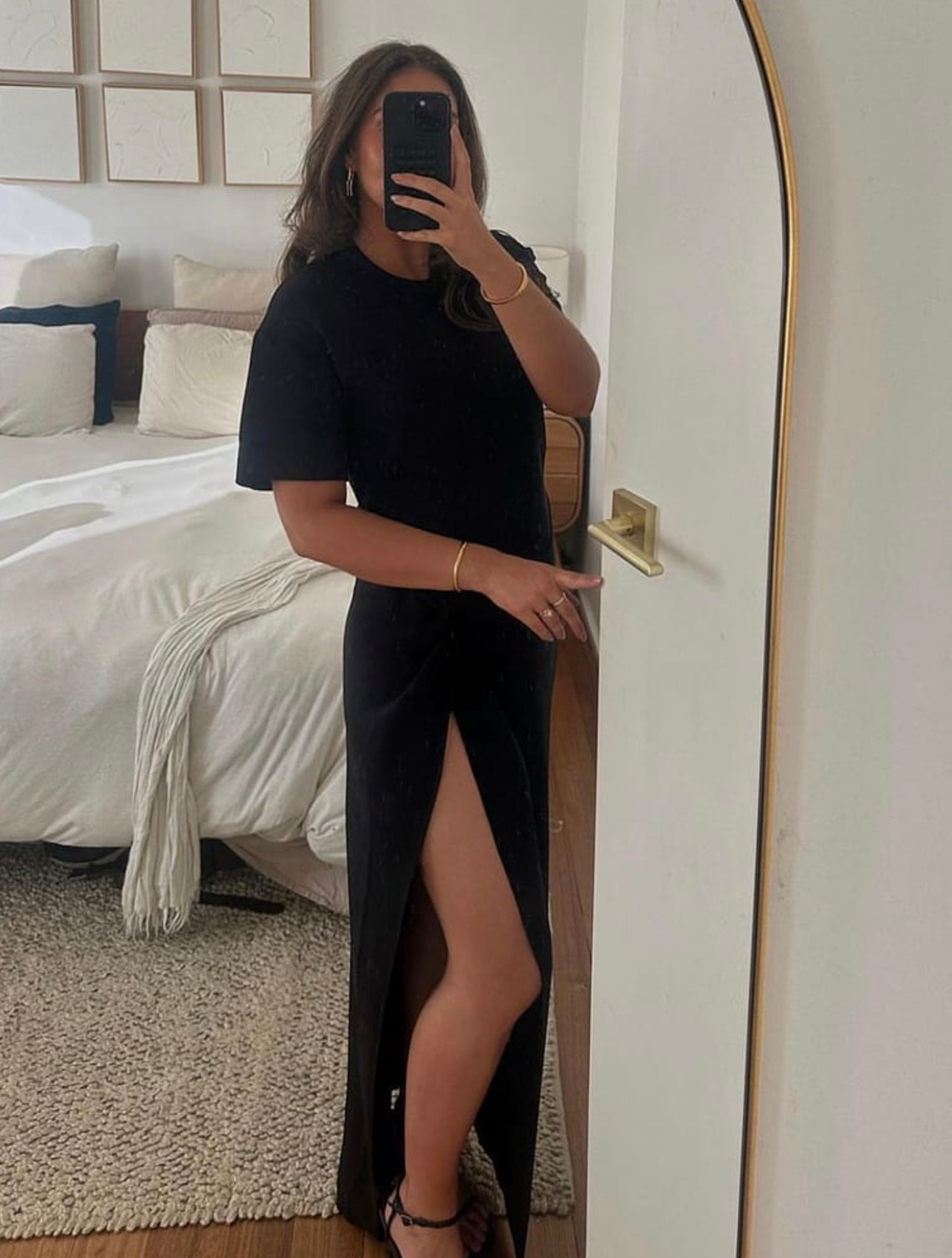 Henne Avila Dress Black Size 8