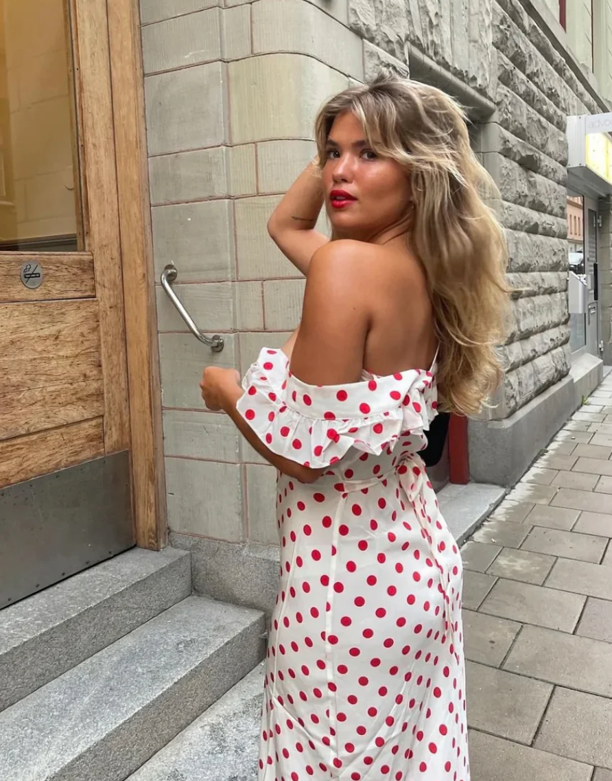 Realisation Par Claudia Dress Super Dot Size 6,8