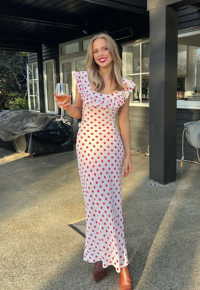 Realisation Par Claudia Dress Super Dot Size 6,8
