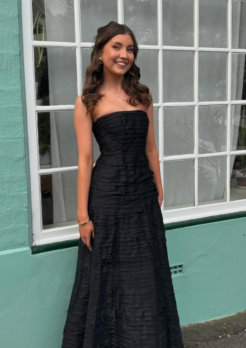 Aje Soundscape Maxi Dress Black Size 10,12