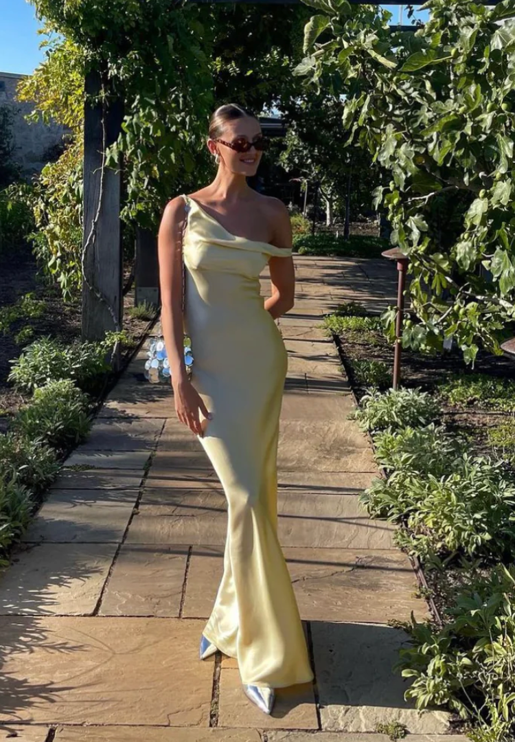Natalie Rolt Monika Dress Butter Yellow Size 10