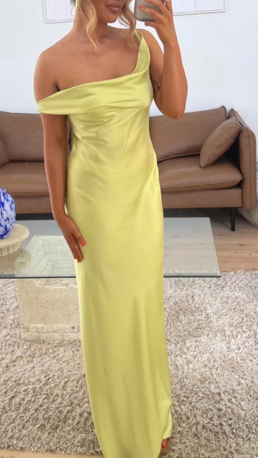 Natalie Rolt Monika Dress Butter Yellow Size 10