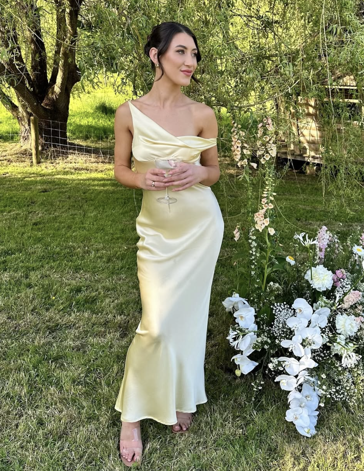 Natalie Rolt Monika Dress Butter Yellow Size 10