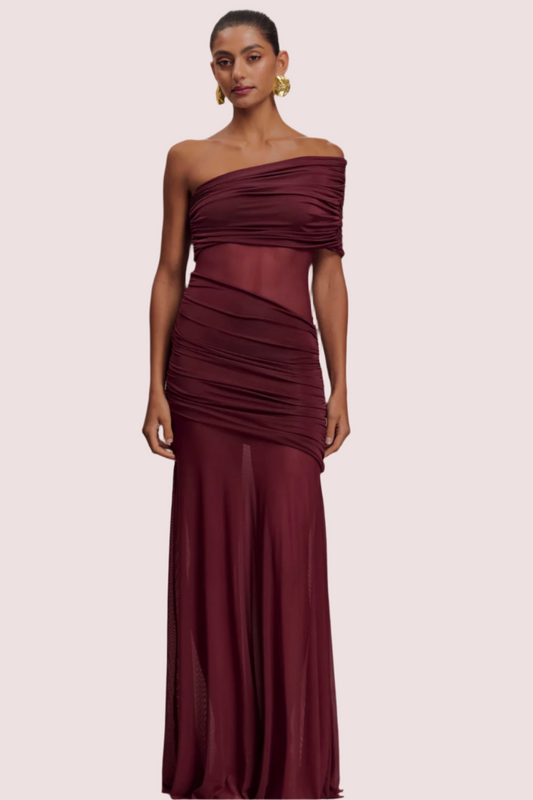 Meshki Dallas One Shoulder Maxi Size 8,10,12
