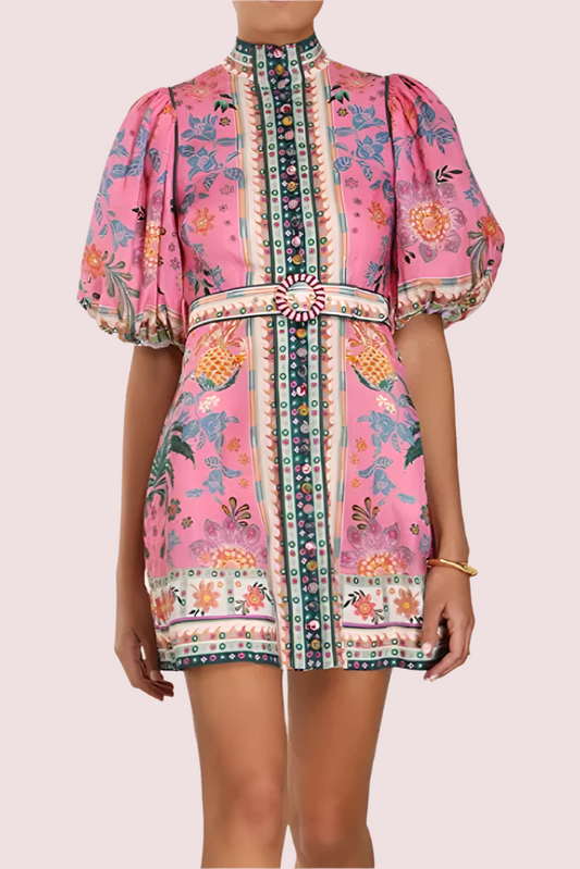 Zimmermann Ginger Buttoned Mini Dress Size 10/12