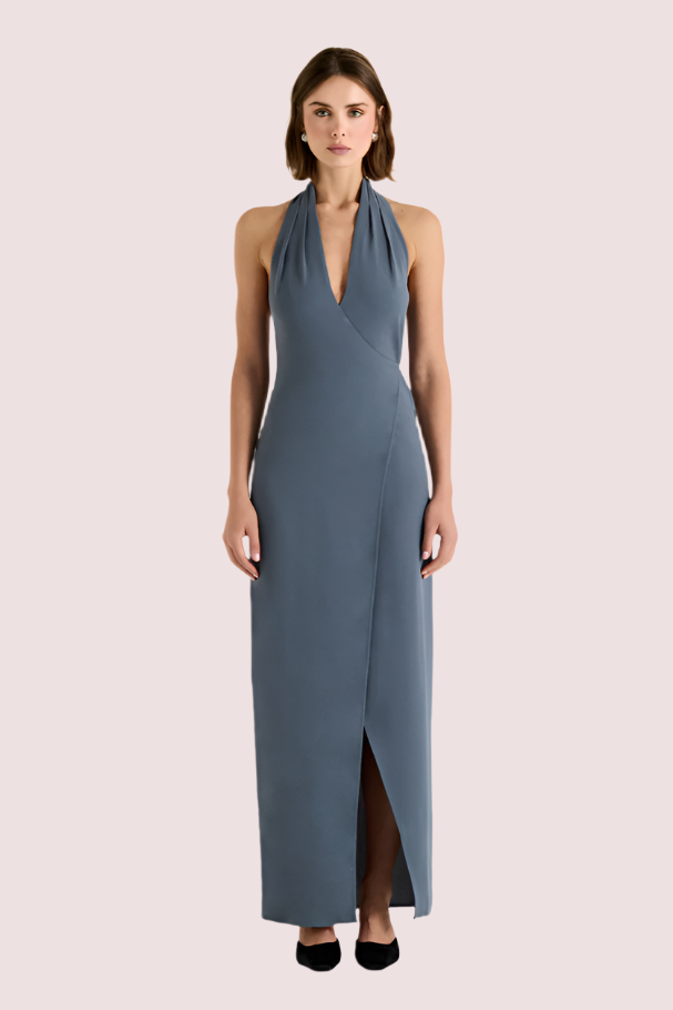Henne Vida Dress Grey Size 8