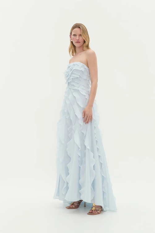 Aje Allairie Gown - Pastel Blue Size 10