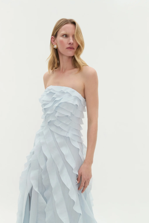 Aje Allairie Gown - Pastel Blue Size 10