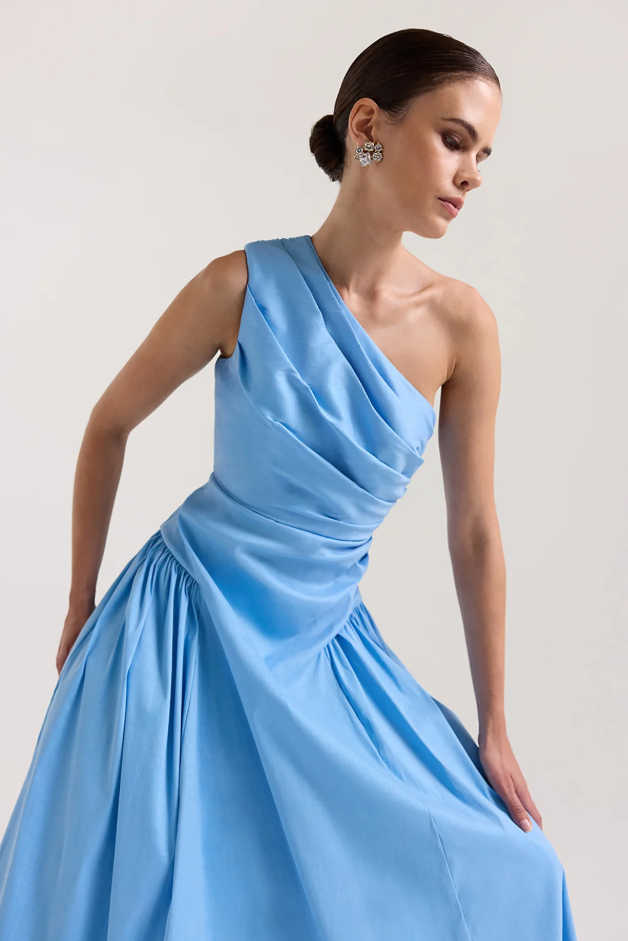 Rachel Gilbert Banksia Dress Blue Size 10