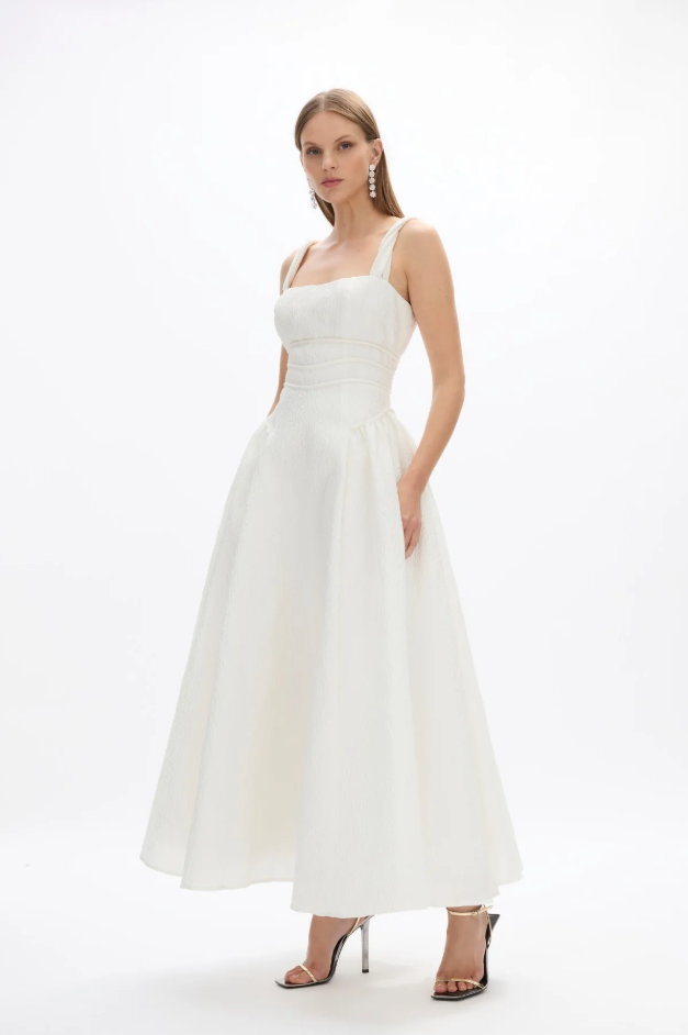Rachel Gilbert Sophie Strap White Size 10