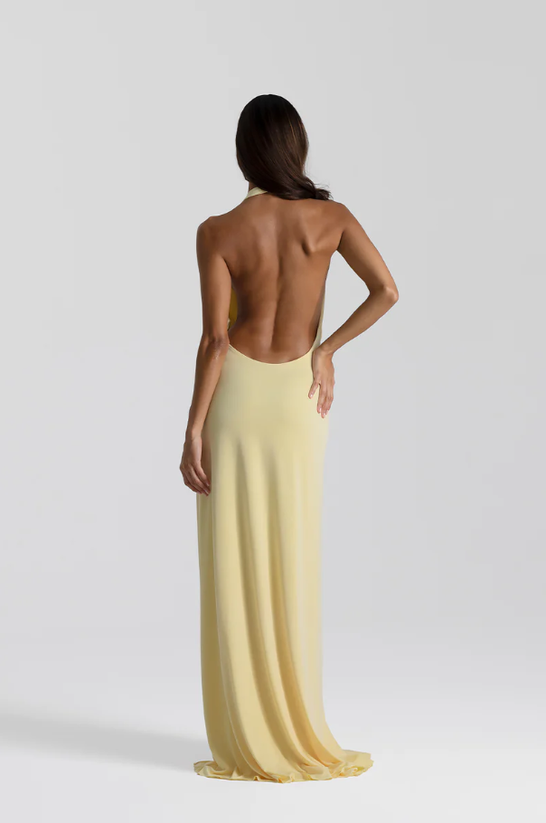 Natalie Rolt Winona Gown - Yellow Lemon Size 8