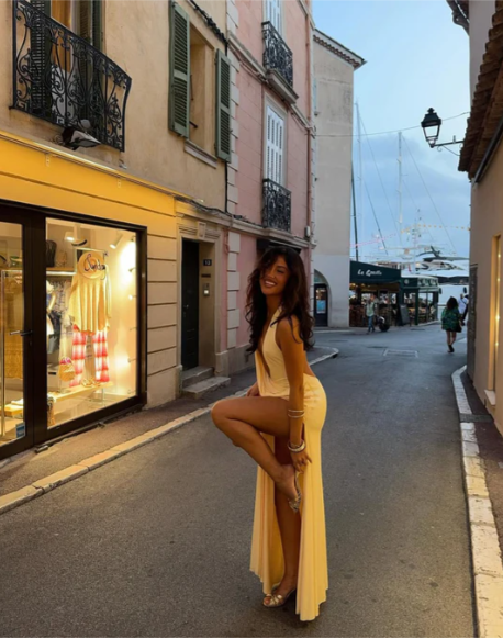 Natalie Rolt Winona Gown - Yellow Lemon Size 8