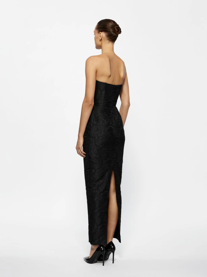 Effie Kats Kiera Gown Black Size 8