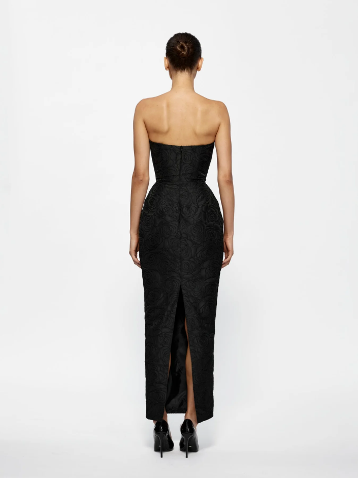 Effie Kats Kiera Gown Black Size 8