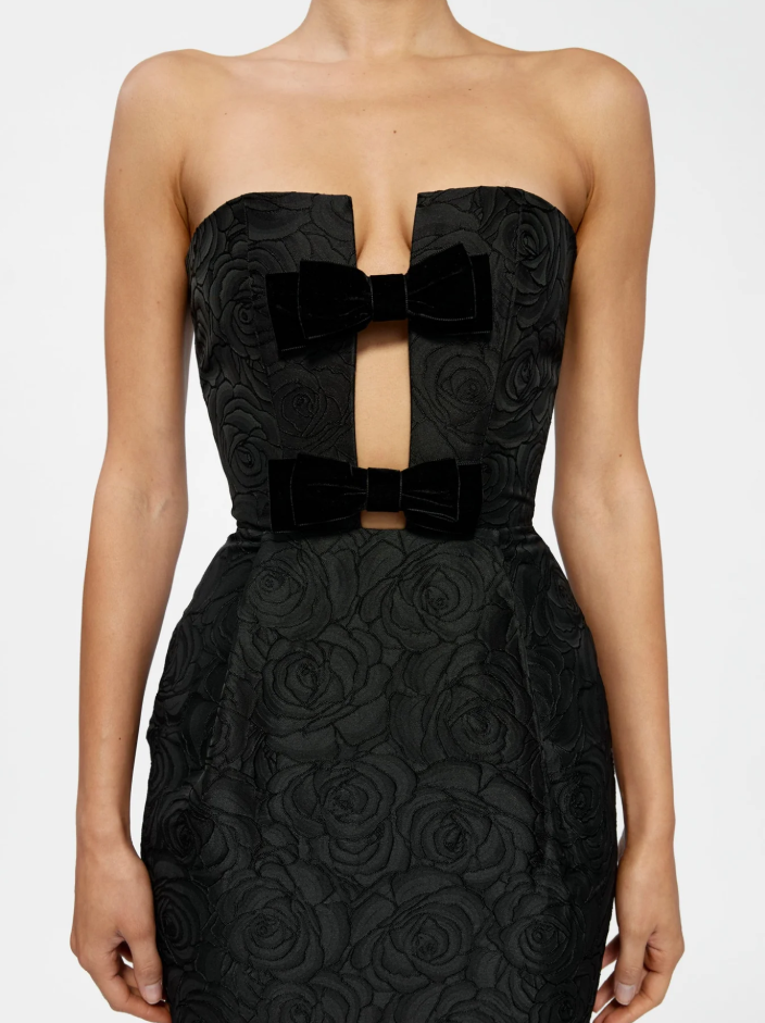 Effie Kats Kiera Gown Black Size 8