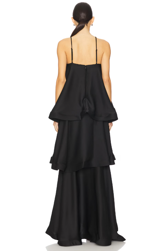 Elliatt Tilly Tiered Dress Black Size 6,8