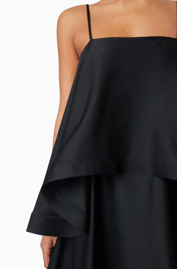Elliatt Tilly Tiered Dress Black Size 6,8