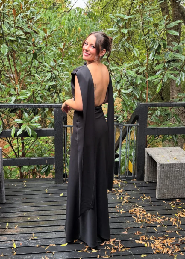 Odd Muse Ultimate Muse Draped Black Dress Size 10