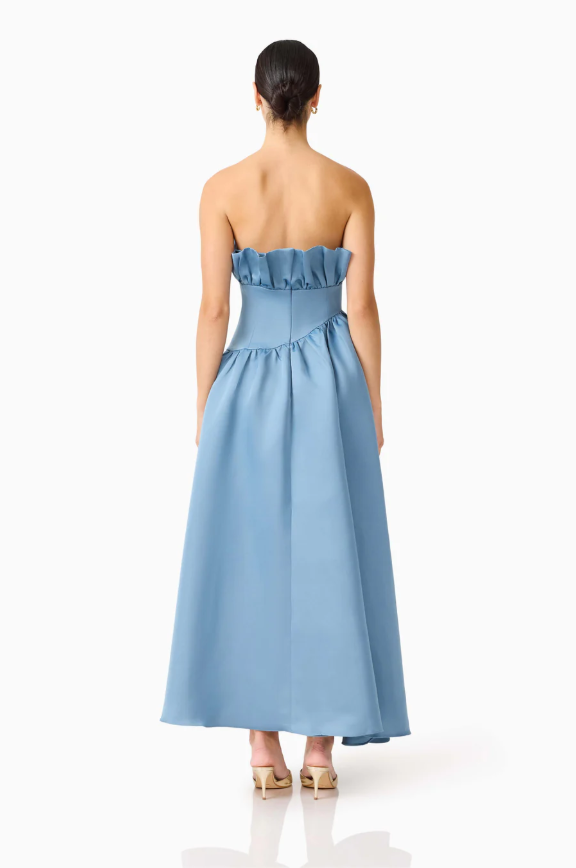 Elliatt Laurel Gown - Steele Blue Size 12