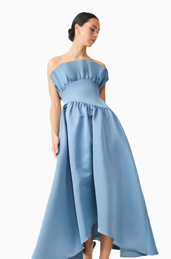 Elliatt Laurel Gown - Steele Blue Size 12