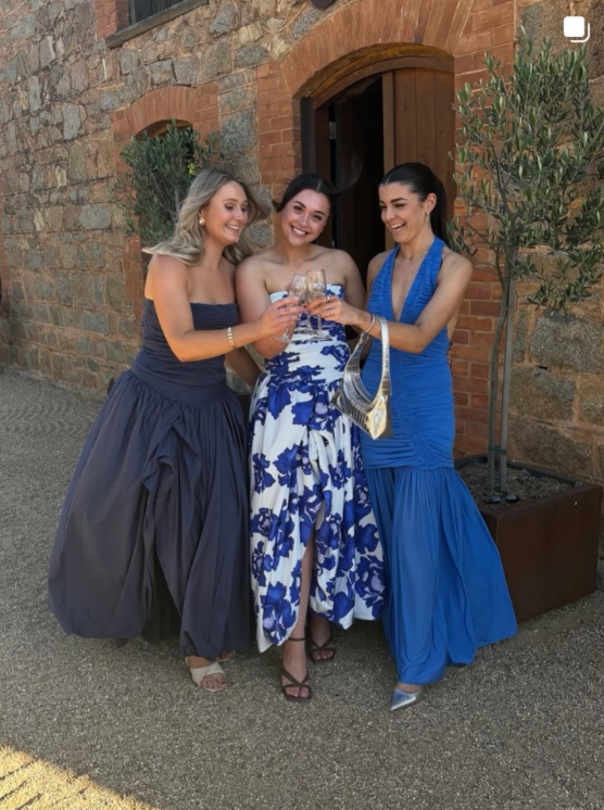 Christopher Esber Orion Gown Lapis Blue Size 8