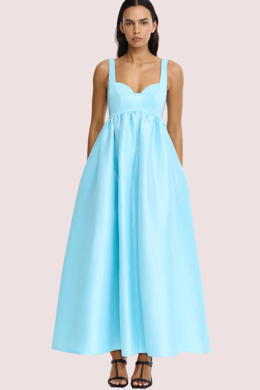 Acler Redin Maxi Dress Blue Size 10