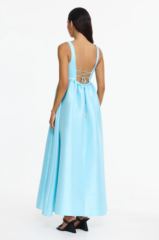 Acler Redin Maxi Dress Blue Size 10